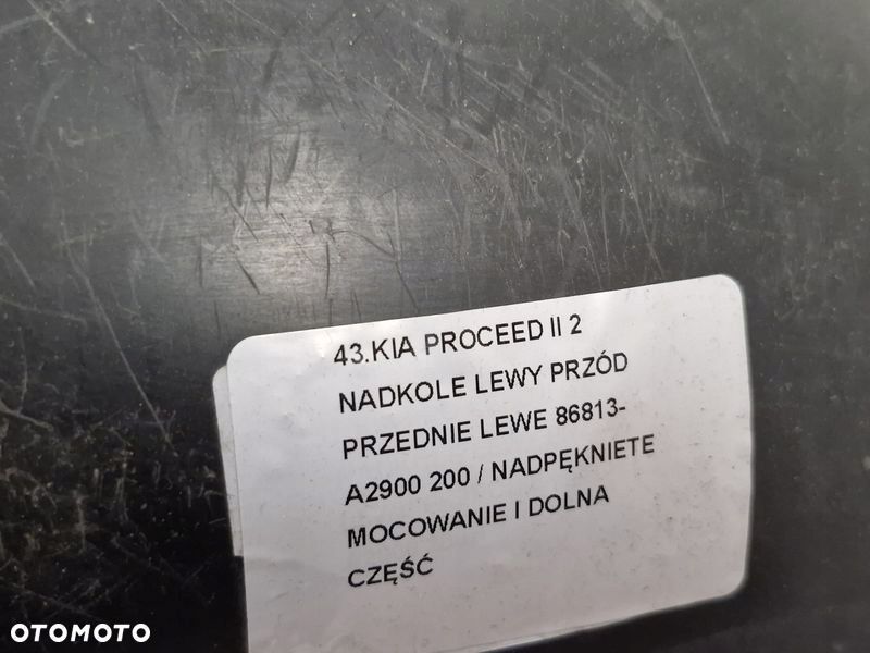 KIA PROCEED II 2 NADKOLE LEWY PRZÓD PRZEDNIE LEWE 86813-A2900 - 3