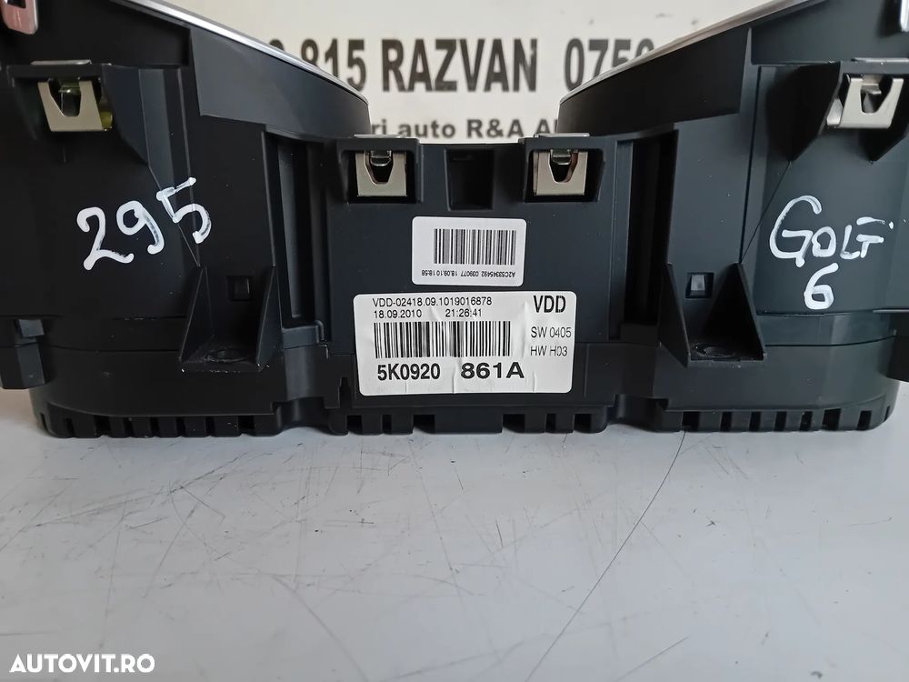 Ceasuri Bord Vw Golf 6 VI Diesel Cod 5K0920861A An 2008-2013 - 8