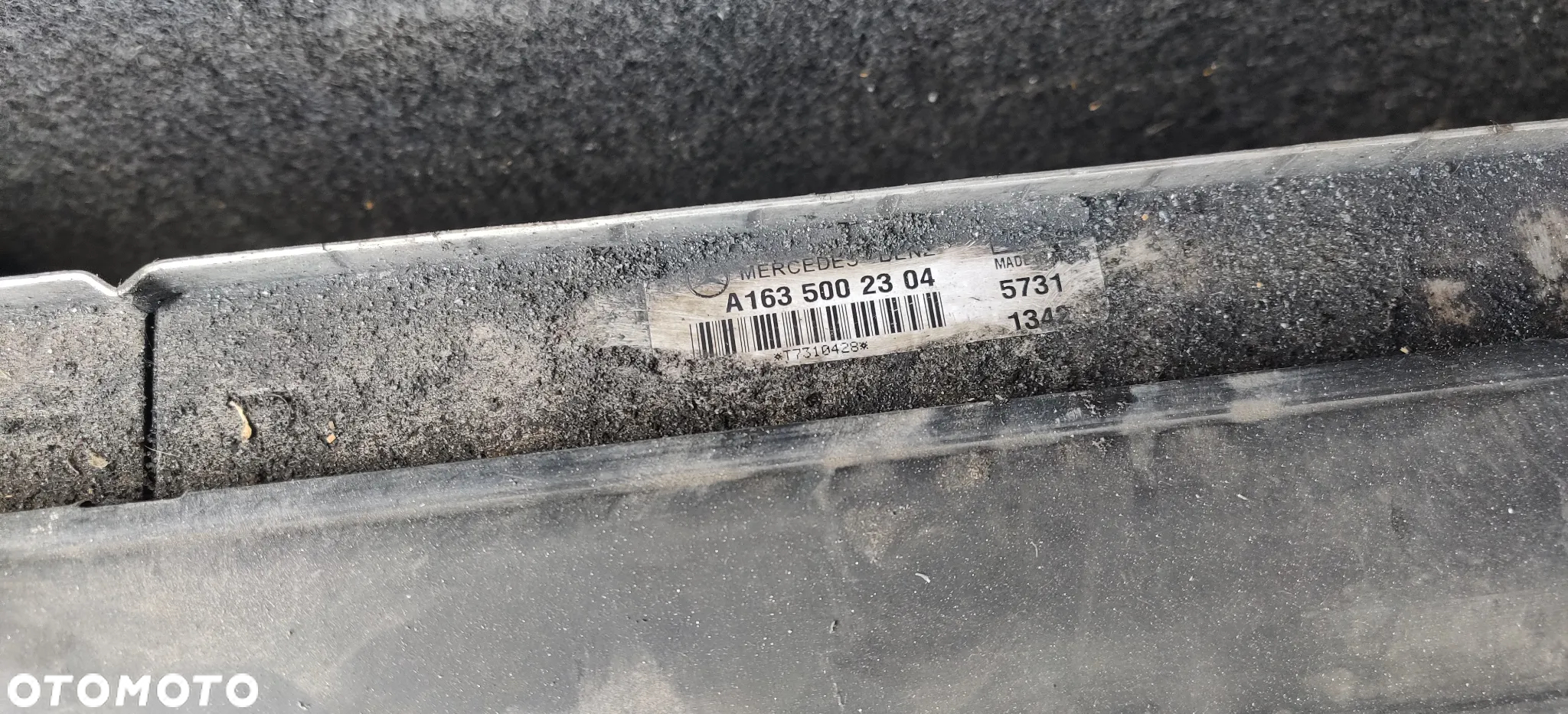 MERCEDES W163 5.5 AMG CHLODNICA WODY A1635002304 - 2