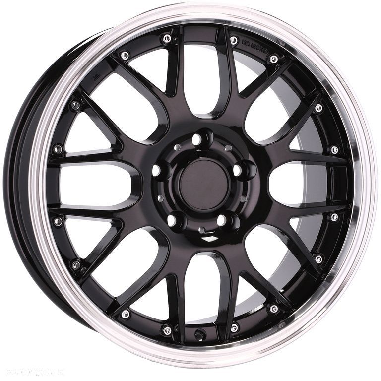 4x Felgi 18 5x120 m.in. do BMW 5 E34 E39 E60 7 E32 E38 E65 6 E63 F06 Polerowany Rant - BY773 - 10