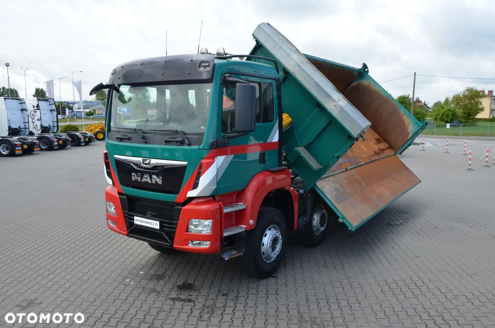 MAN TGS 35.500 / 8x6 / BORDMATIC / 3 STRONY WYWROT / MANUAL / HYDRODRIVE / Z NIEMIEC / 4174 - 8