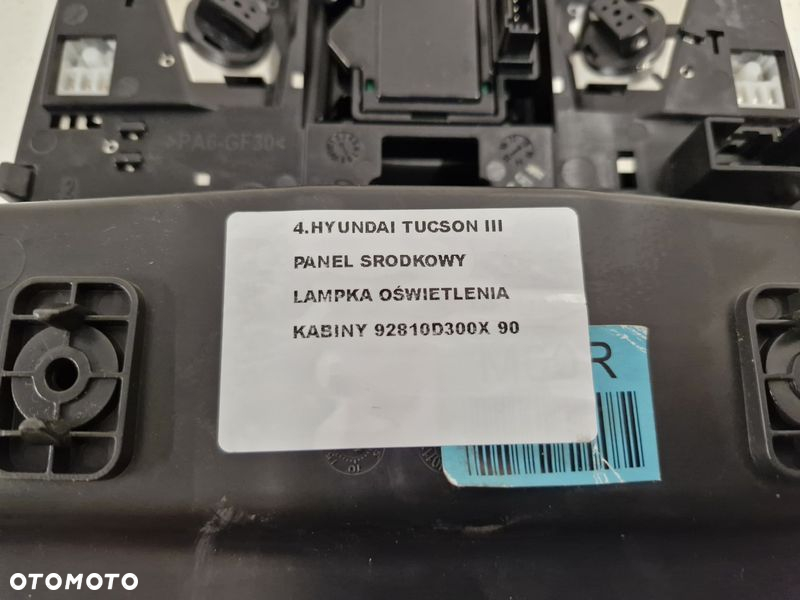 HYUNDAI TUCSON III 3 LAMPKA PODSUFITKI OŚWIETLENIE KABINY 92810D300X - 10