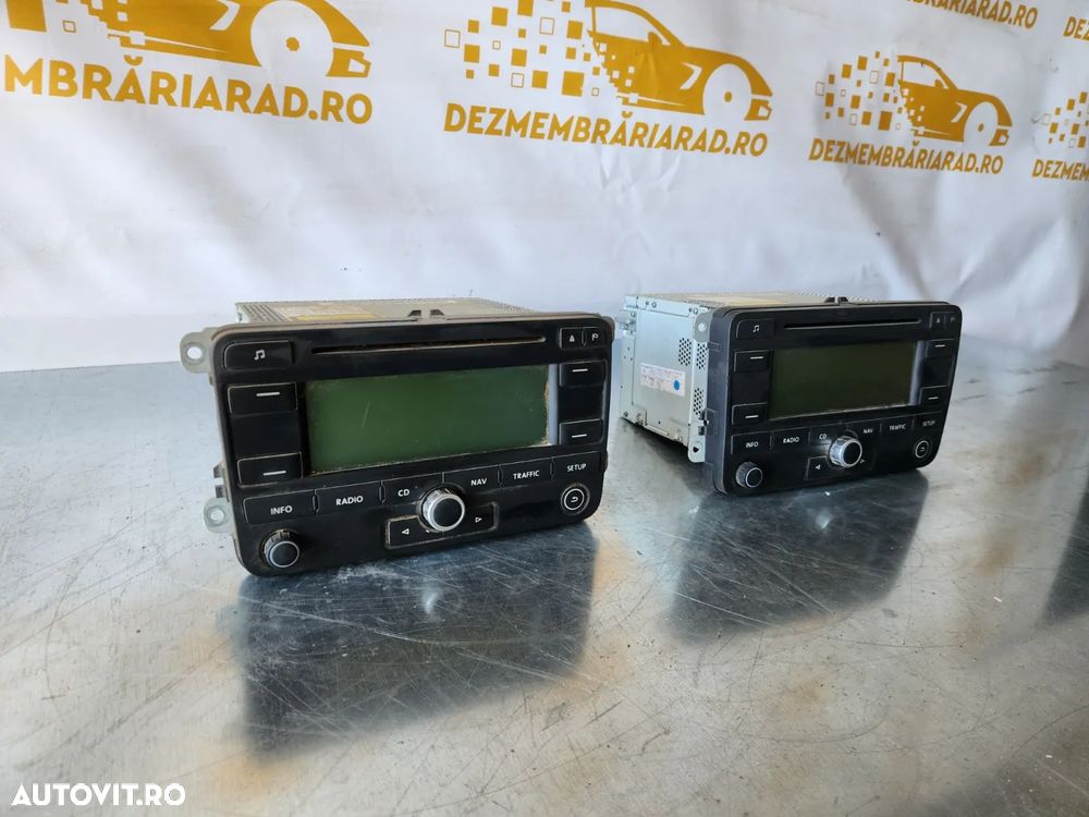 Radio Cd Player Vw Touran Jetta Golf 5 Passat B6 Etc. Cod 1KEX - 2