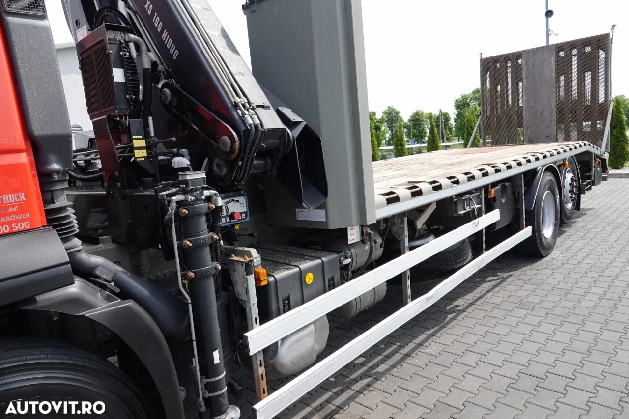 Iveco STRALIS / 6X2 / CARRIER + HDS HIAB XS 166 / AXIE ELEVABILĂ / RAMPE HIDRAULICE / TROLIU / ASISTENȚĂ RUTIERĂ / EURO 5 EEV - 12