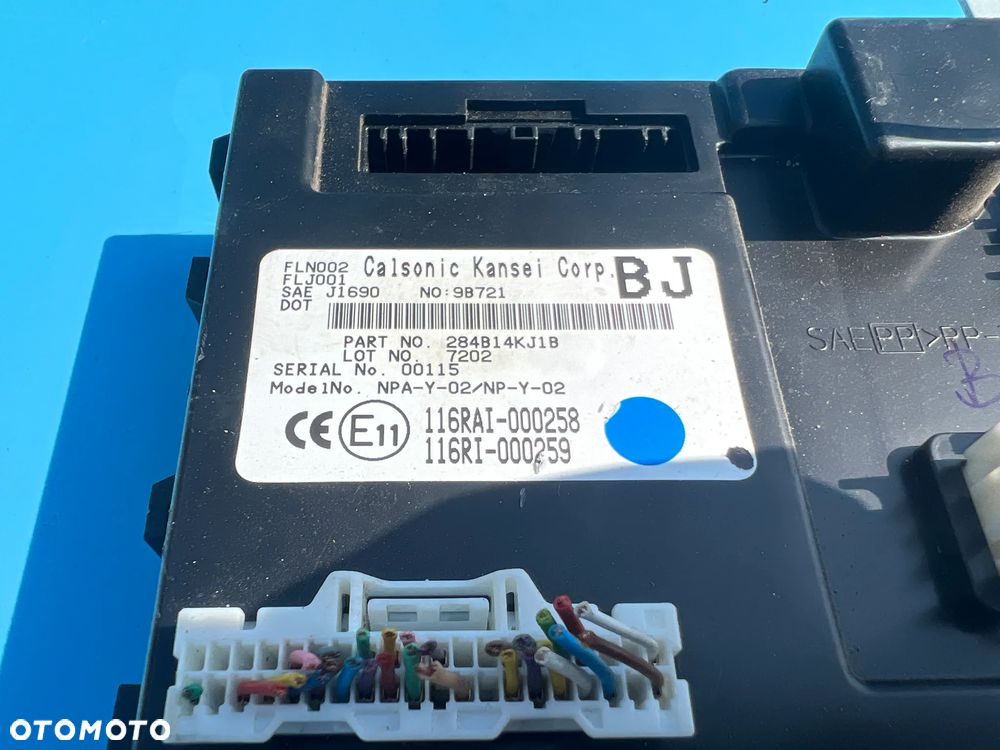 MODUŁ STEROWNIK KOMFORTU NISSAN NAVARA 284B14KJ1B 116RAI000258 - 2