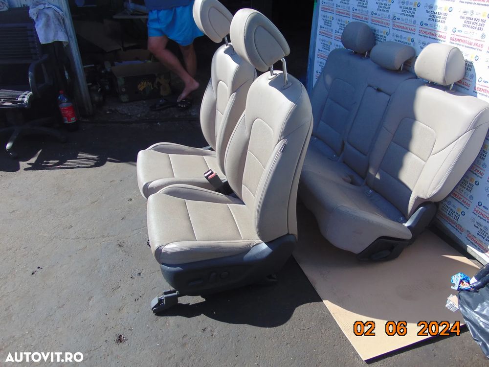 Scaune fata Hyundai Tucson 2015-2020 banchete spate scaune fata interior Tucson piele cu incalzire - 11