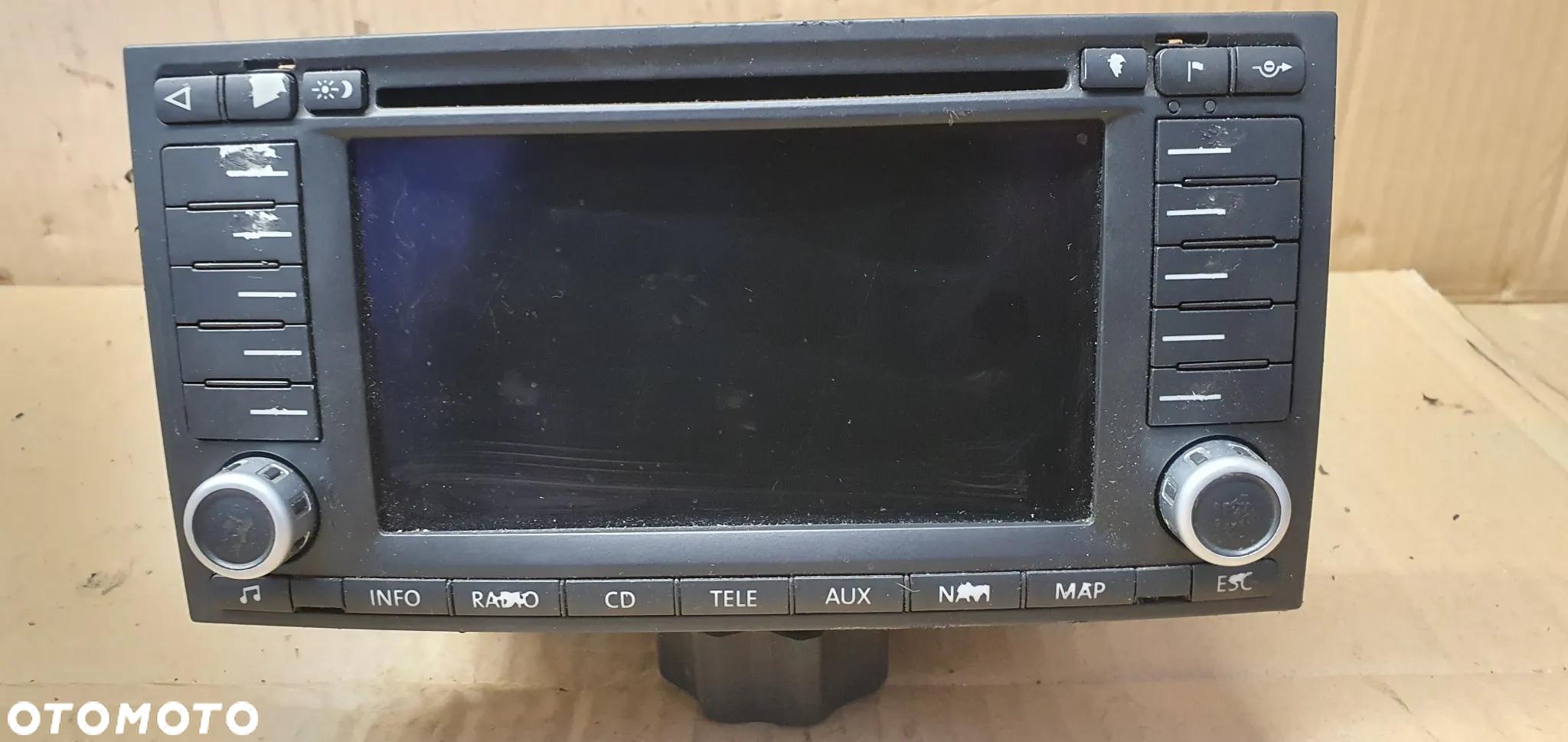 Radio radioodtwarzacz NAVI nawigacja KOD VW Touareg 7H0035191B - 3