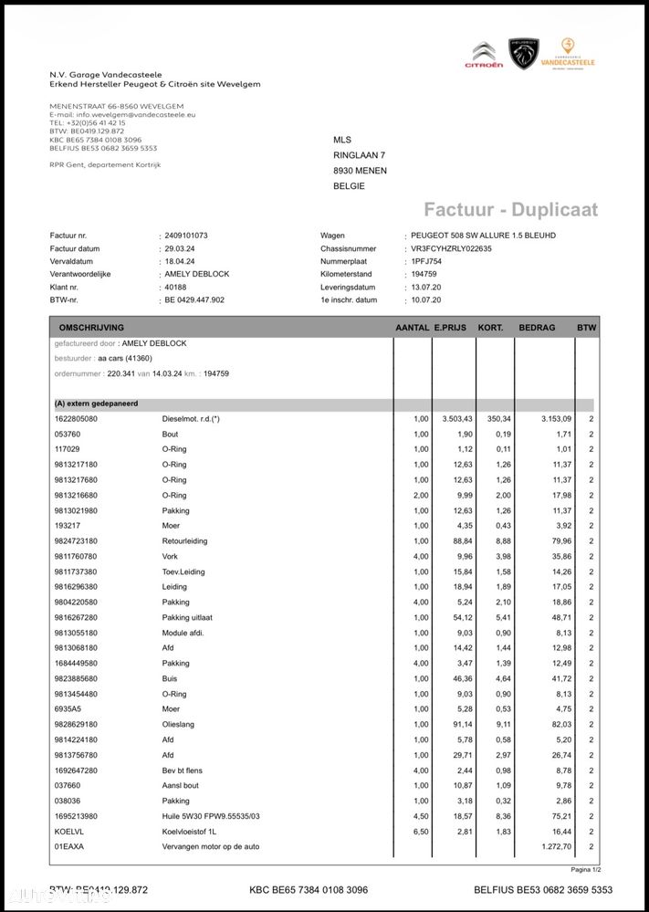 Peugeot 508 BlueHDi 130 EAT8 Allure Pack - 25