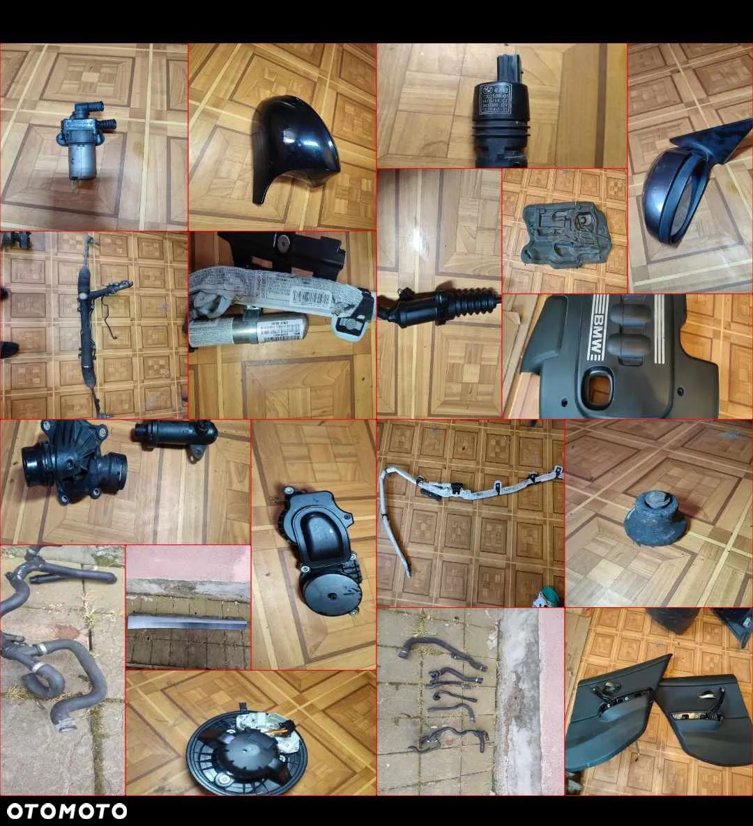 Części BMW E90 M47 termostat, przewody chłodzenia, kurtyna, lusterka, boczki, odma, wody, mata drzwi, osłona silnika, dmuchawa,progowa - 1