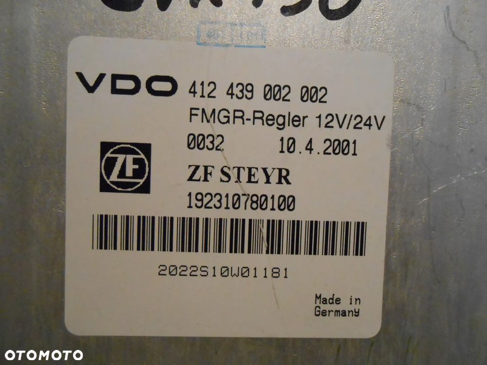 Sterownik komputer moduł skrzyni 40km/h FMGR-Regler ZF Case CVX150 - 2