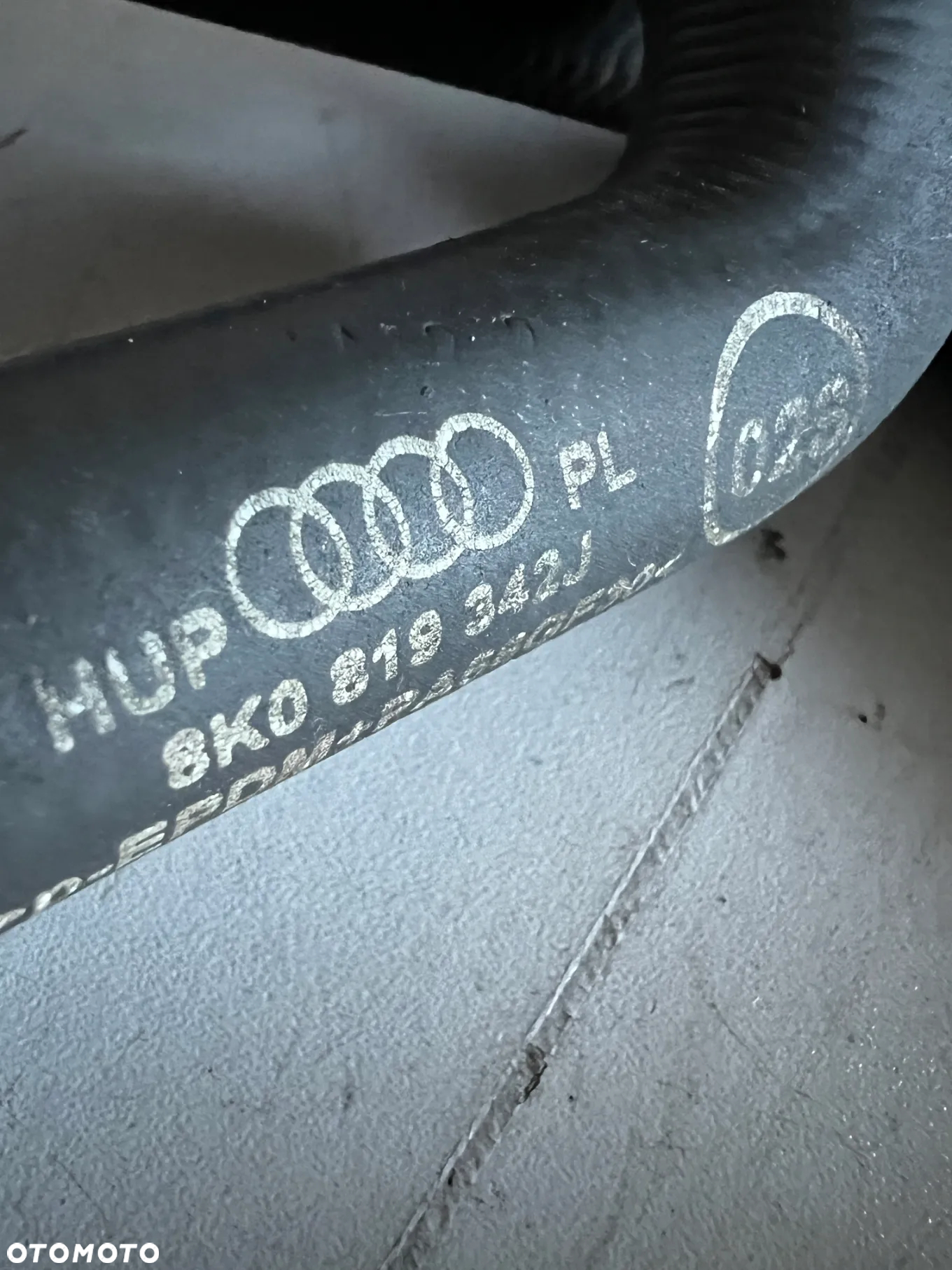 PRZEWÓD PRZEWODY WĘŻE WODY AUDI A4 B8 8K A5 8T CJC CJCA CGL DODATKOWA POMPKA WODY 8R0819334 Q 8R0819332 G 8K0819342 J 06H121601 M - 6