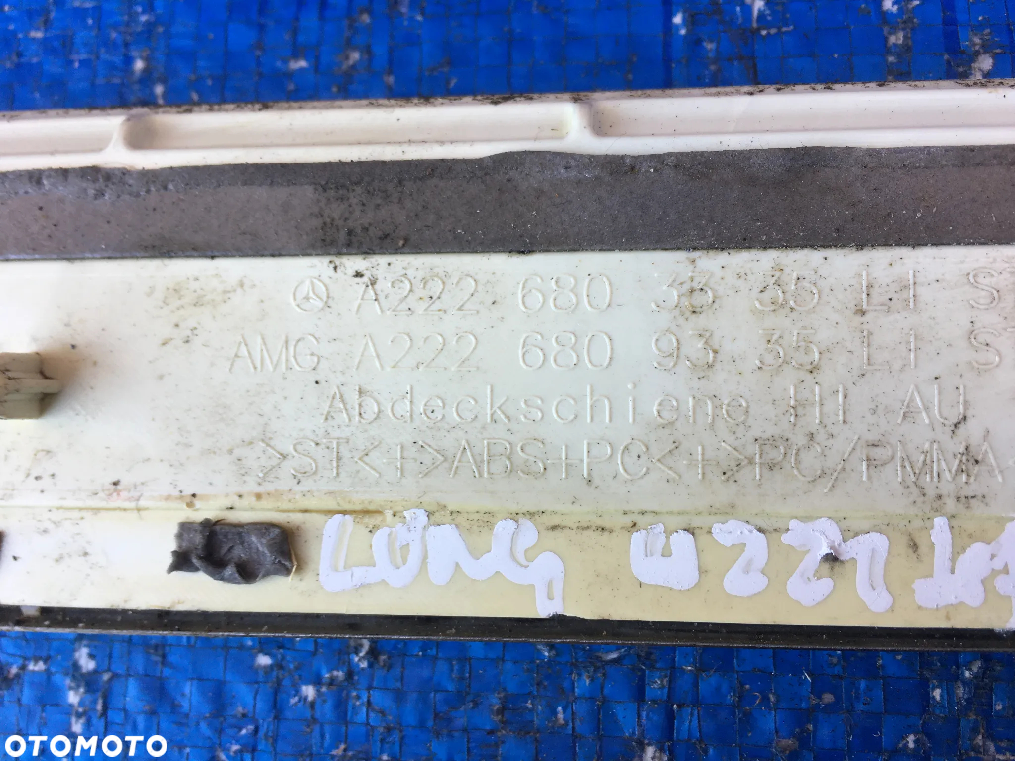 Mercedes W222 S Klasa Long Listwa Progowa Tył Prawa Lewa A2226803735 A2226803335 - 12