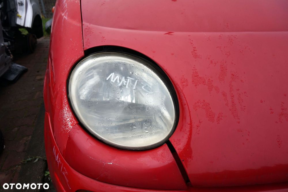 MASKA ZDERZAK BŁOTNIKI LAMPY MATIZ M100  DAEWOO 1998-2007 CZERWONY PRZÓD KOMPLETNY - 33