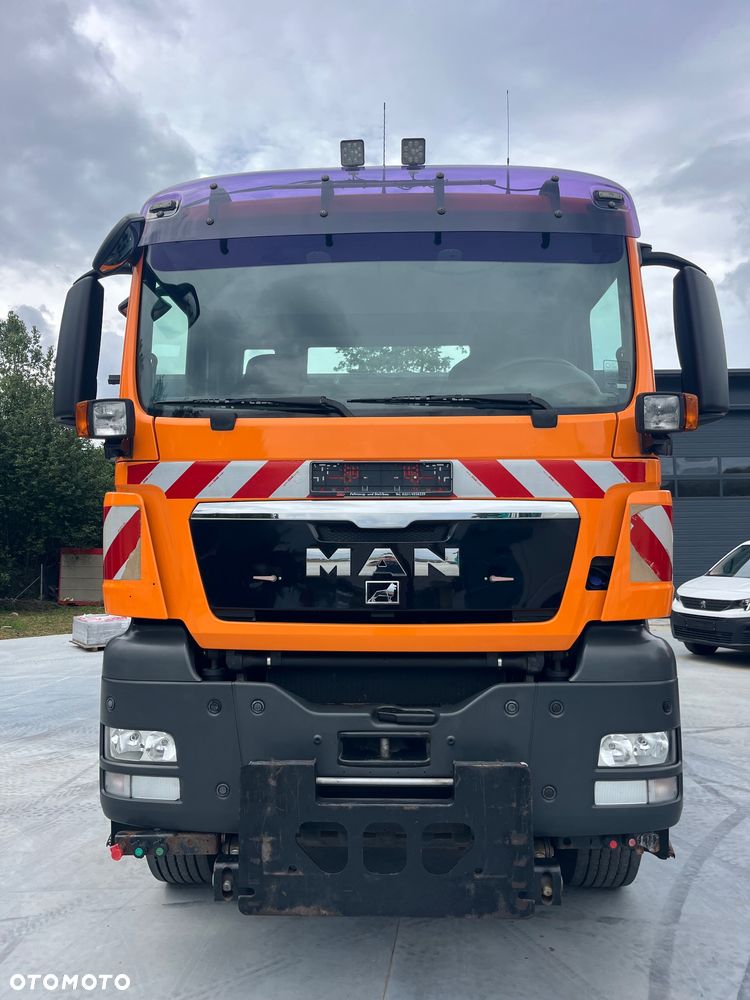 MAN Tgs 18.320 Wywrotka 4x4 Napęd na Mostach Na Wał Reduktor Biegi Terenowe Czolownica Hydraulika Boczna - 4