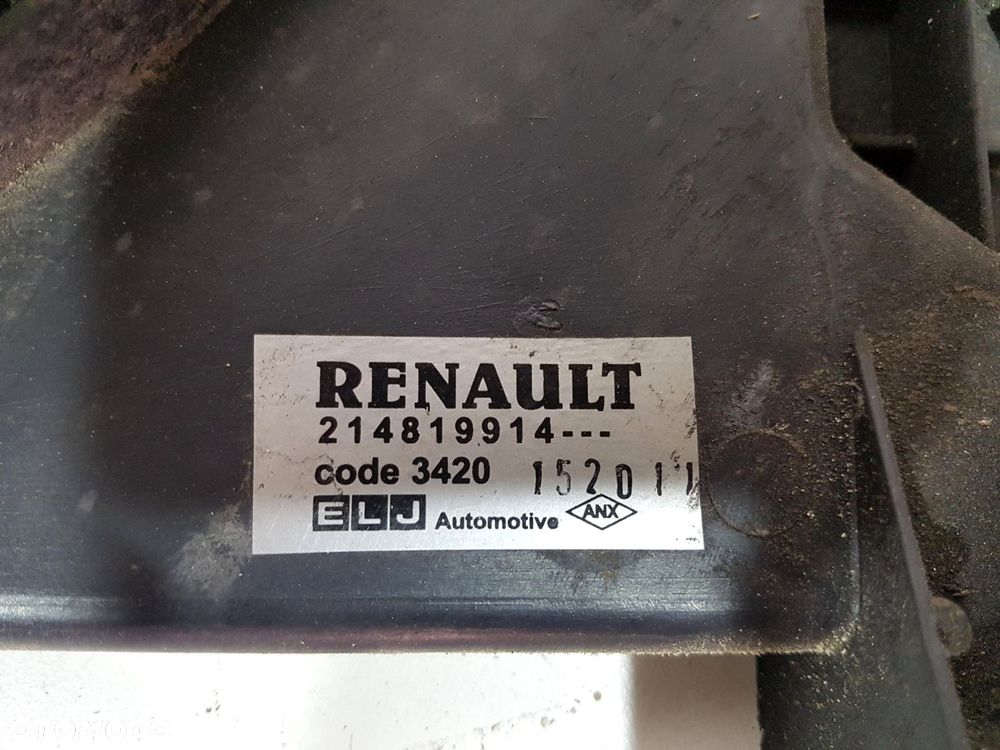 DACIA DUSTER I 1 OBUDOWA WENTYLATORA PAS PRZEDNI 214819914 ORYGINAŁ - 4