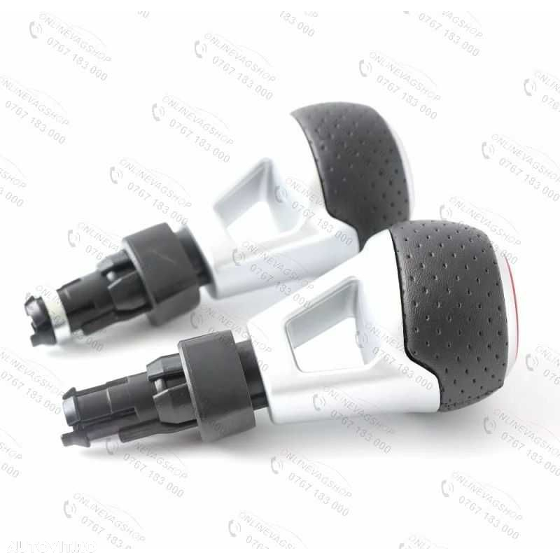 Nuca schimbator S line piele perforata Audi A3,A4 B6,B7,B8,A5,A6,Q5,TT - 8