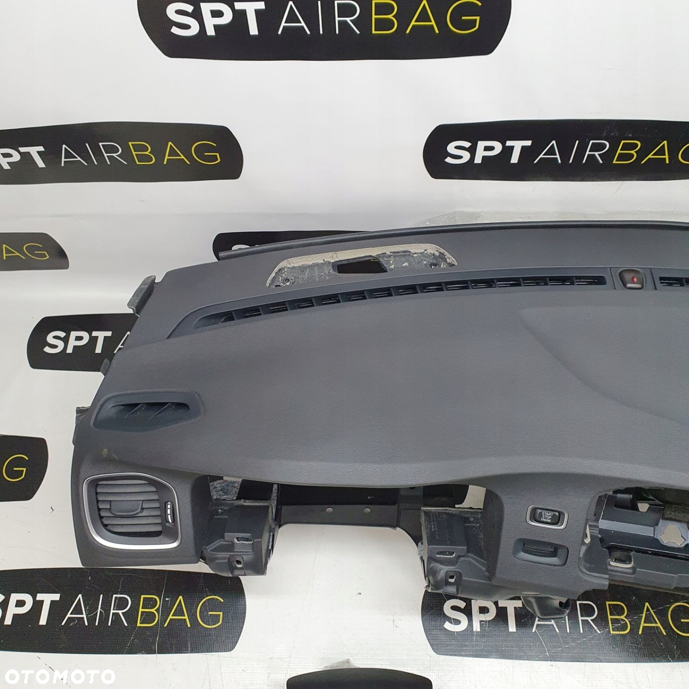 VOLVO S60 V60 II DESKA ROZDZIELCZA KONSOLA KOKPIT PULPIT PODUSZKI AIRBAG AIR BAG PASY NAPINACZ KIT SET - 2