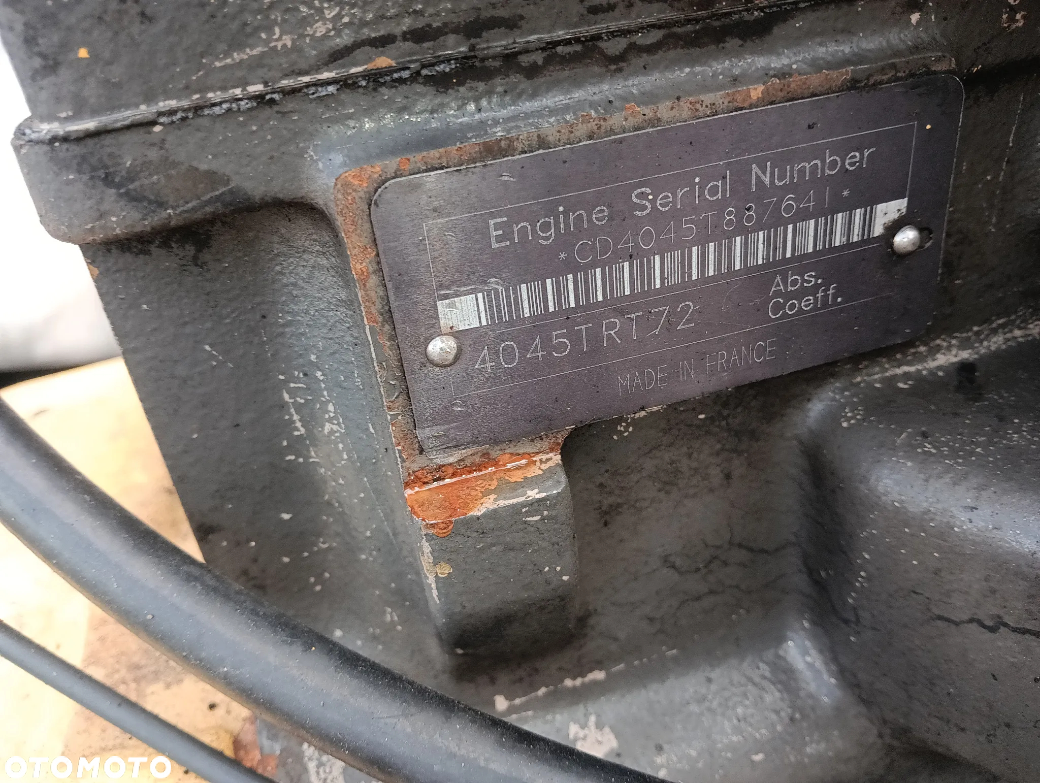 Silnik john deere claas 4045TRT72 CD 4045T SCARIBOLDI - 3