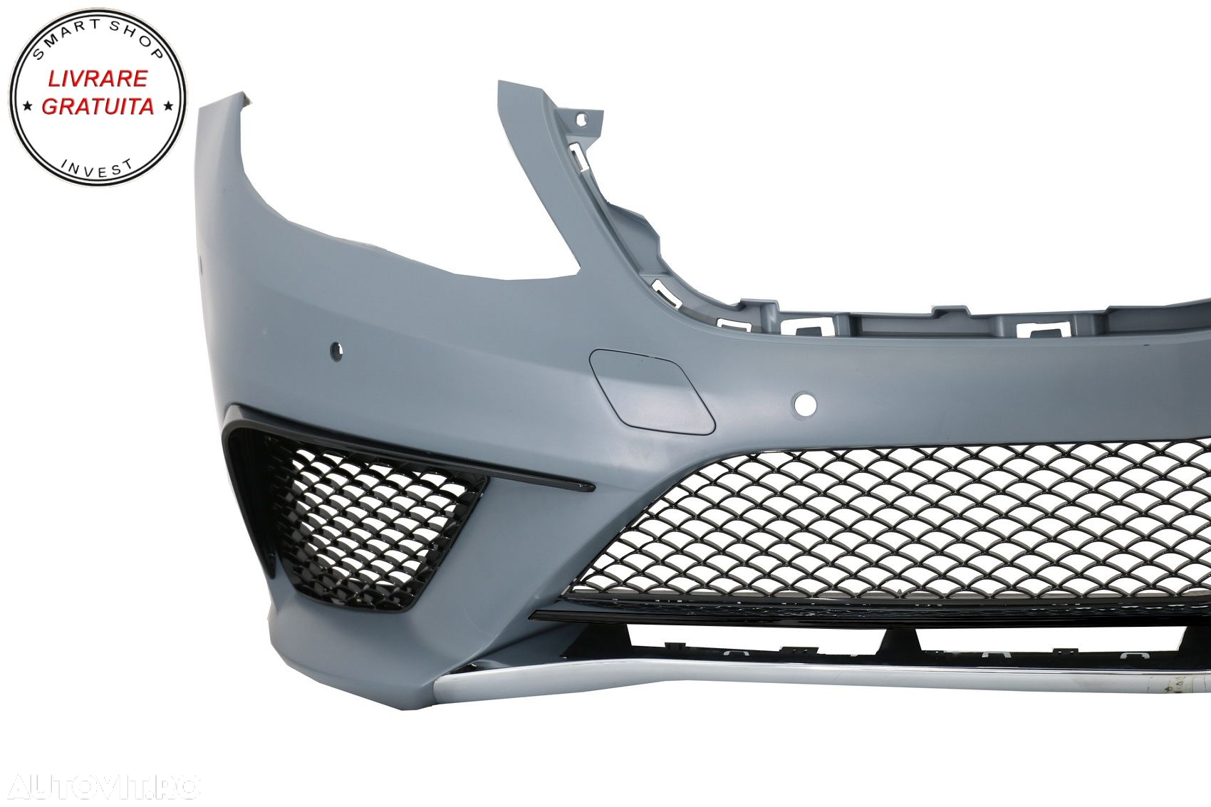 Pachet Exterior Mercedes S-Class W222 (2013-06.2017) S63 Design cu Praguri lateral- livrare gratuita - 4