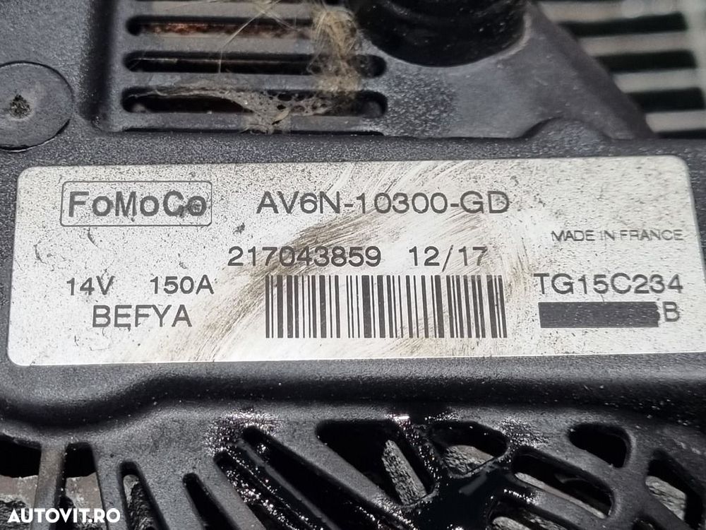 Alternator Ford Kuga II Facelift 1.5 TDCI 2016 - 2019 120CP 1499CC XWMB XWMC Euro6 ... - 4