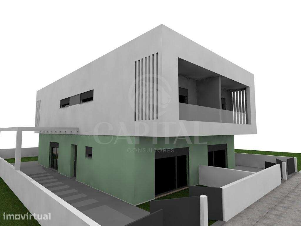 Moradia Geminada T3 Nova com Piscina em Construção | Fernão Ferro - Grande imagem: 2/21