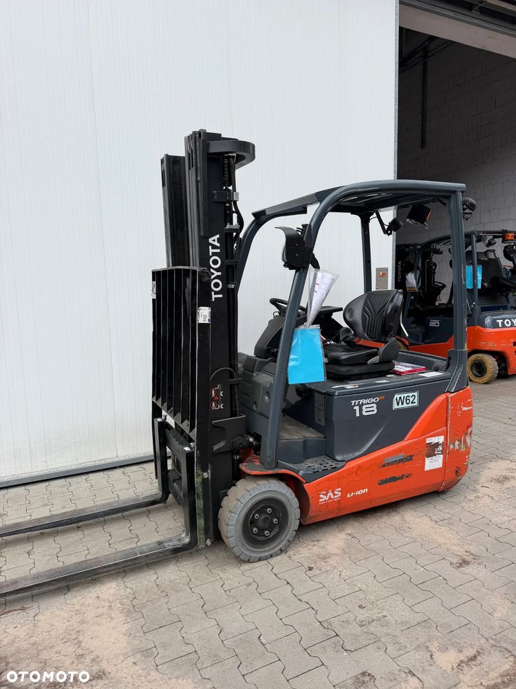 Toyota Toyota 8FBE18T triplex 5m bateria Li-Ion nowa dostawa 50 szt nr tel. 789 053 484 bezpośrednio od dealera salon POLSKA stan oryginalny z salonu w ofercie ponad 200 szt wózków widłowych