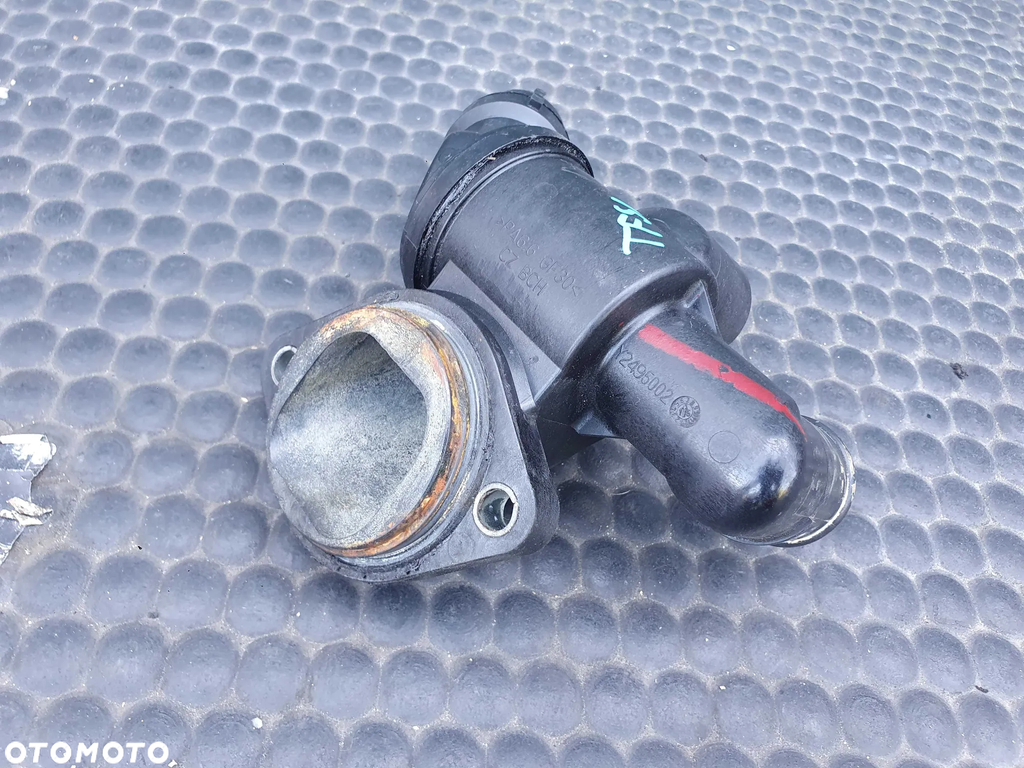 Obudowa Termostat Y2495002 06D121133C Krociec Czujnik Przewod Waz 2.0 TFSI Audi A4 B7 A6 C6 - 10