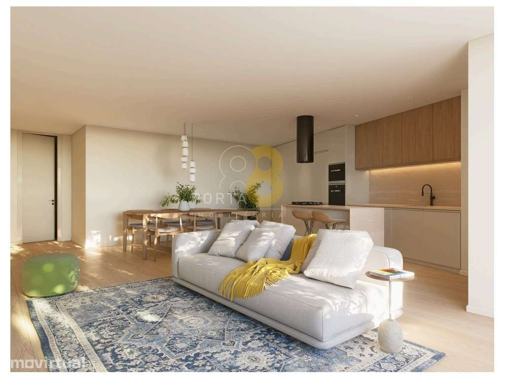 T2 com varanda, condominio Fechado com Piscina na Madalena - Vila N... - Grande imagem: 2/13