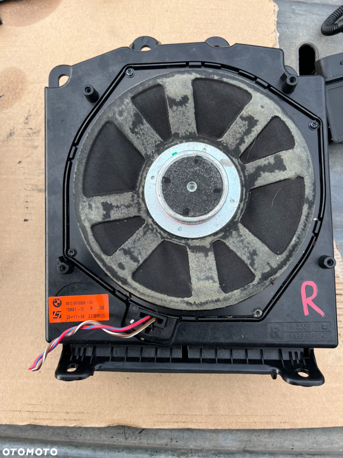 Głośnik lewy / prawy basowy subwoofer  Logic 7 e60 e61 6919357 6919358 - 3