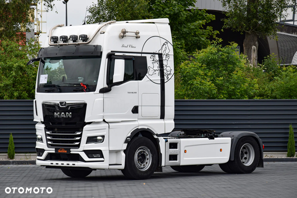 MAN TGX 18.510 / 6 PODUSZEK / FULL AIRMATIC / RETARDER / ACC / FULL LEDY / FULL SPOILERY / 2 ZBIORNIKI / WERSJA PREMIUM / SERWISOWANY / SPROWADZONY Z NIEMIEC