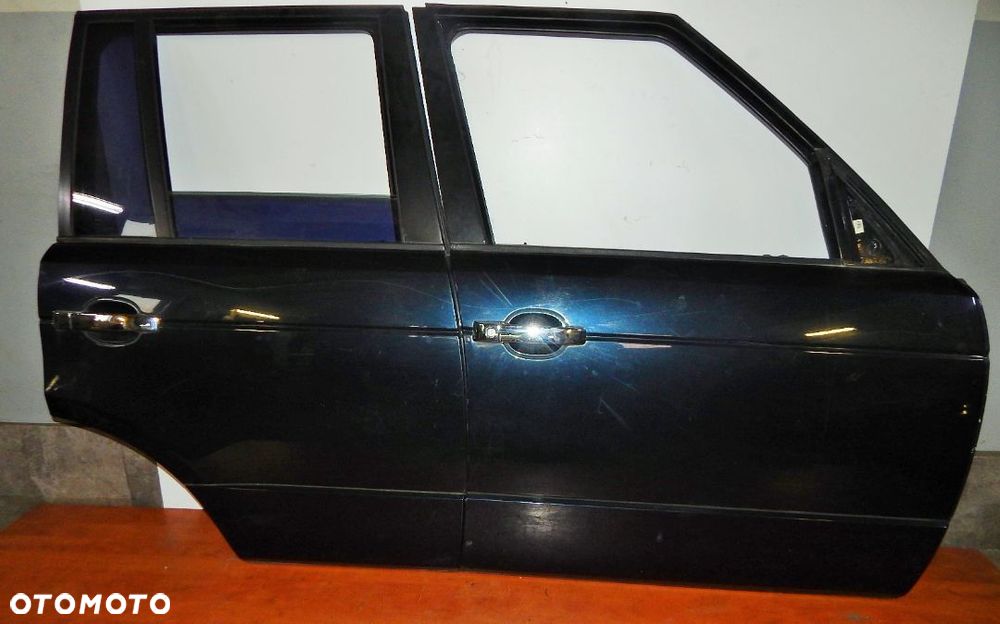 Drzwi prawy tył przód Range Rover L322 01-09 adriatic blue Łuków części