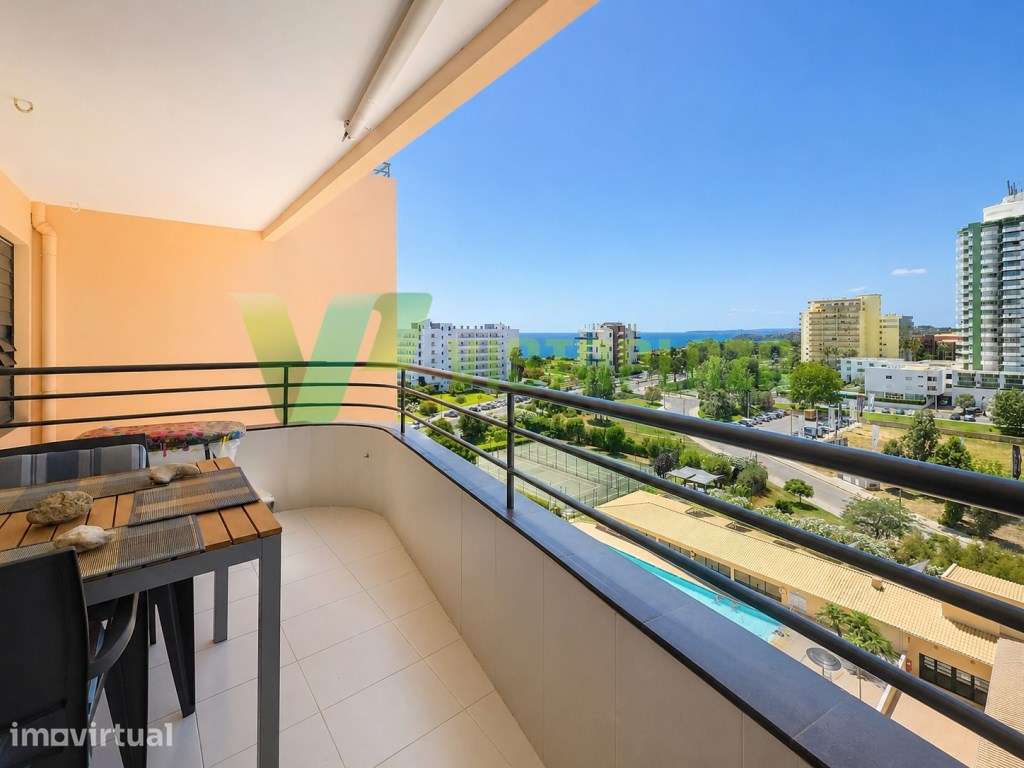 Apartamento T1+1 na Praia da Rocha com Vista Mar em Condomínio Fech... - Grande imagem: 5/31