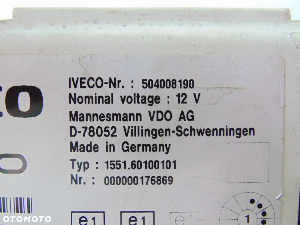 EUROPA licznik zegary 504008190 Iveco Daily 3 III 2.8 diesel 99-06r - 9