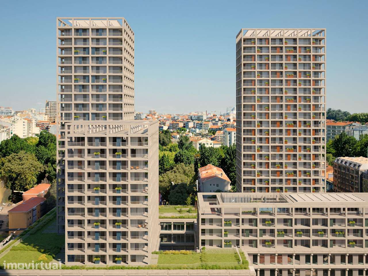 Luxuoso Apartamento T2 com Vista Mar em Bonfim, Porto - Grande imagem: 2/18