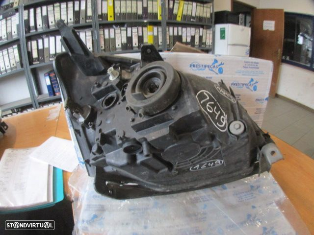 Farol Far1649 HONDA  CIVIC 7 FASE 1 2001 1.4I 90CV 5P PRETO ESQ H4 ORIGINAL Apoio Partido - 4