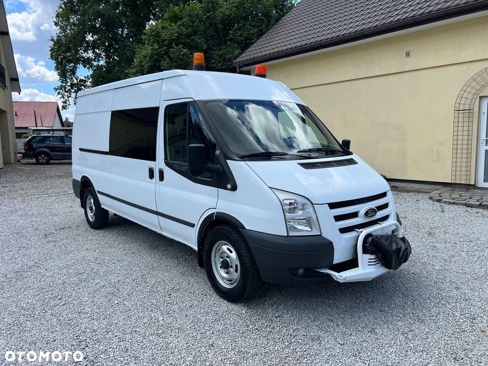 Ford Transit Furgon Brygadowy Załogowy Doka 6 os. L3H2 2.4 TDCI 140KM HAK Wyciągarka - 4