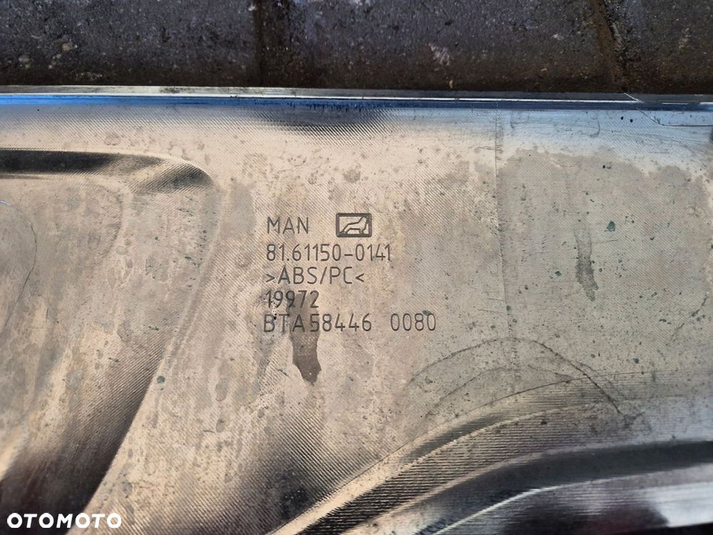 CHROM DEKOR LISTWA MASKI ATRAPY GRILLA MAN TGX EURO 6 81611500141 - 4