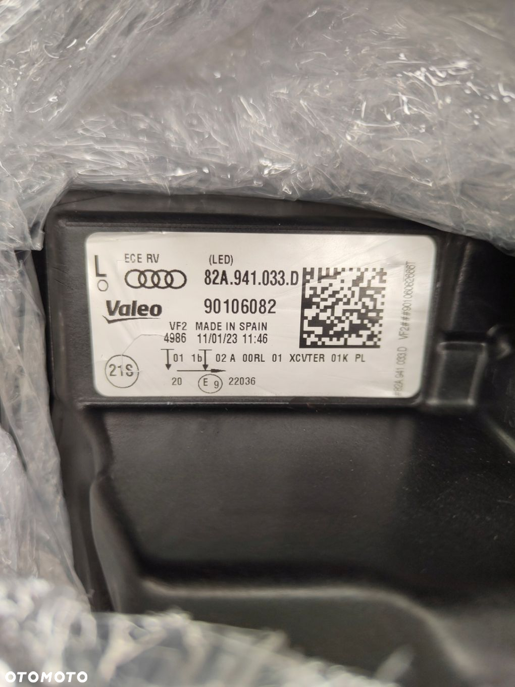 AUDI A1 82A FULL LED LAMPA LEWY PRZÓD 82A941033D - 7