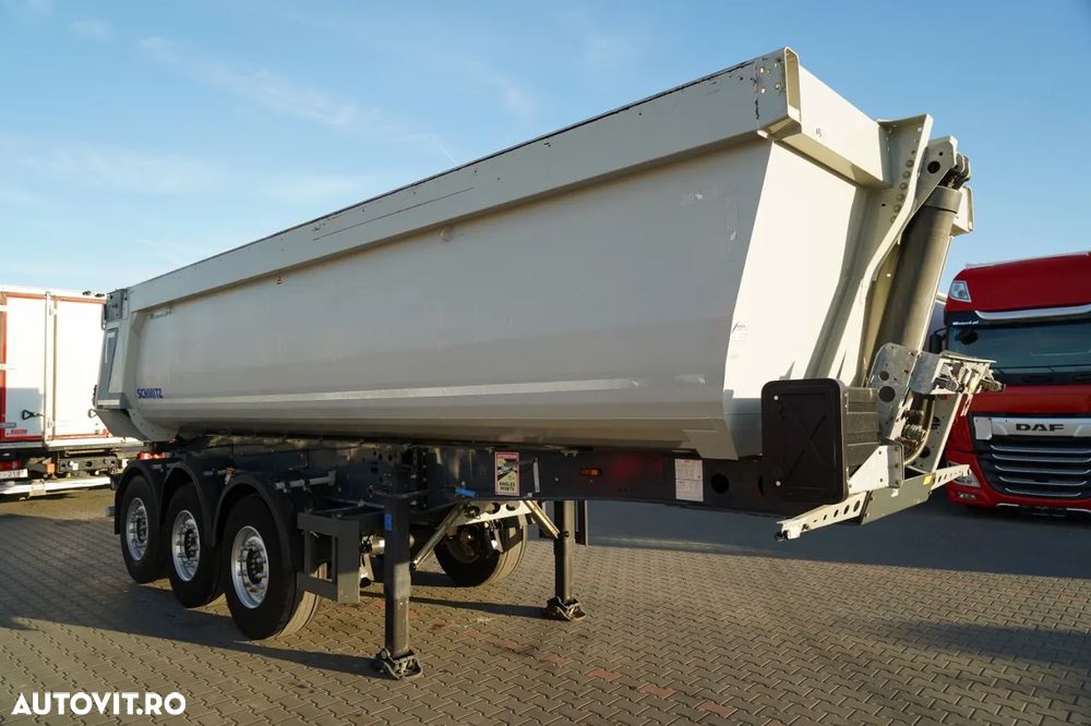 Schmitz Cargobull / BASCĂLĂTOR / 26 m3 / HIDROCLAPEATĂ / AXĂ RIDICABILĂ / - 7