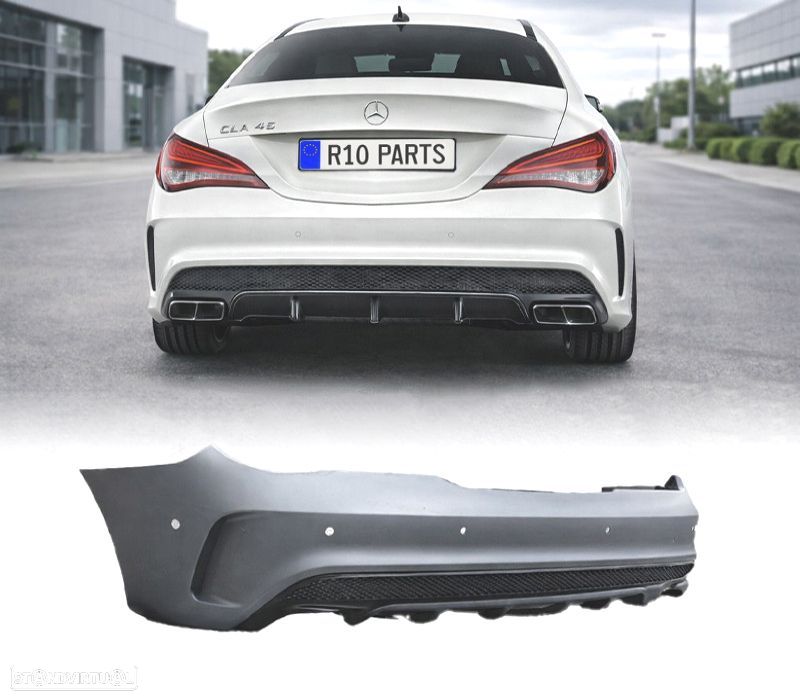 PARACHOQUES TRASEIRO MERCEDES CLA C117 LOOK AMG CLA45 - 1