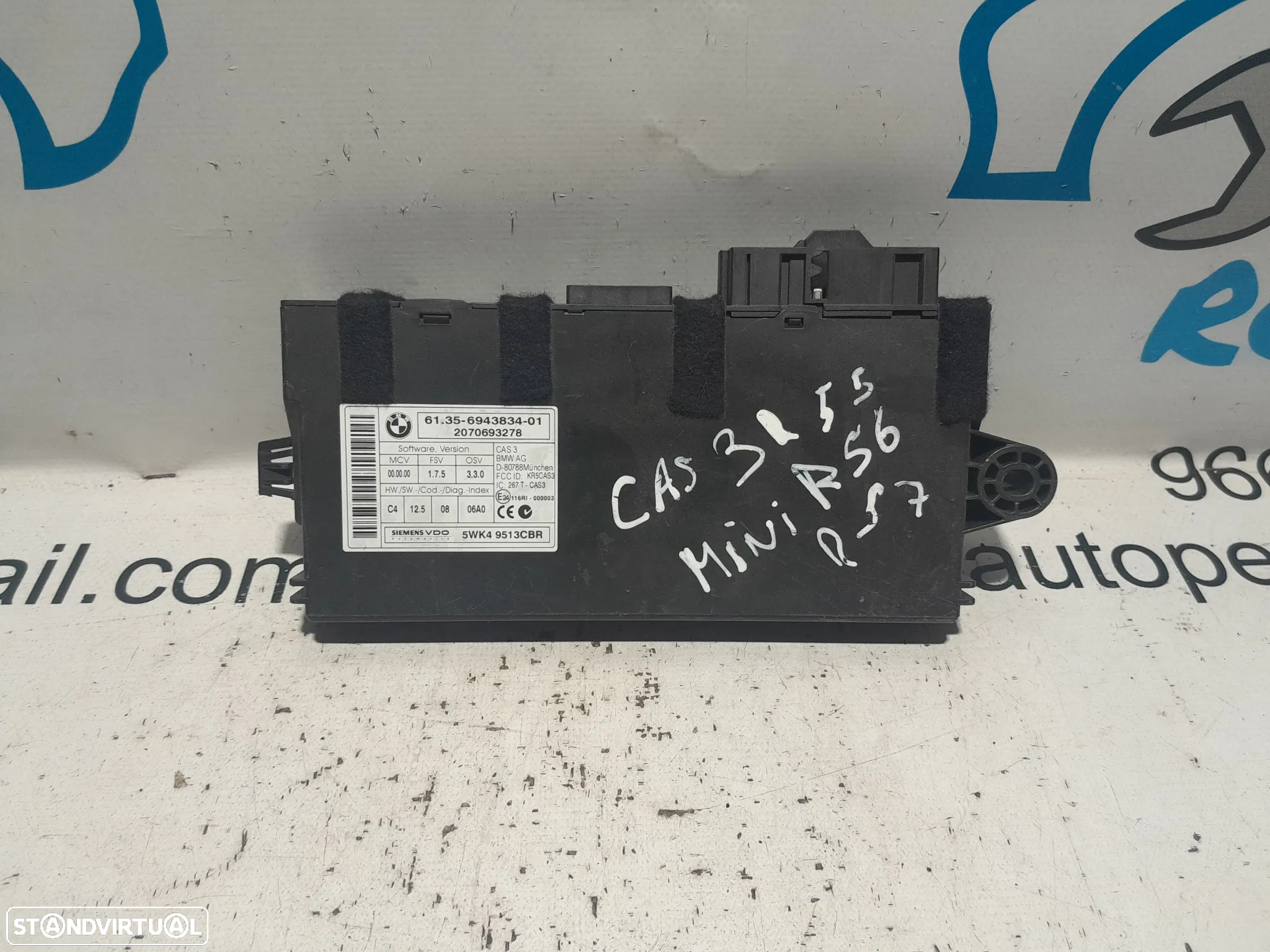 .Módulo Confort CAS 3 Original BMW Mini One Cooper D S R55 R56 R57 - 2