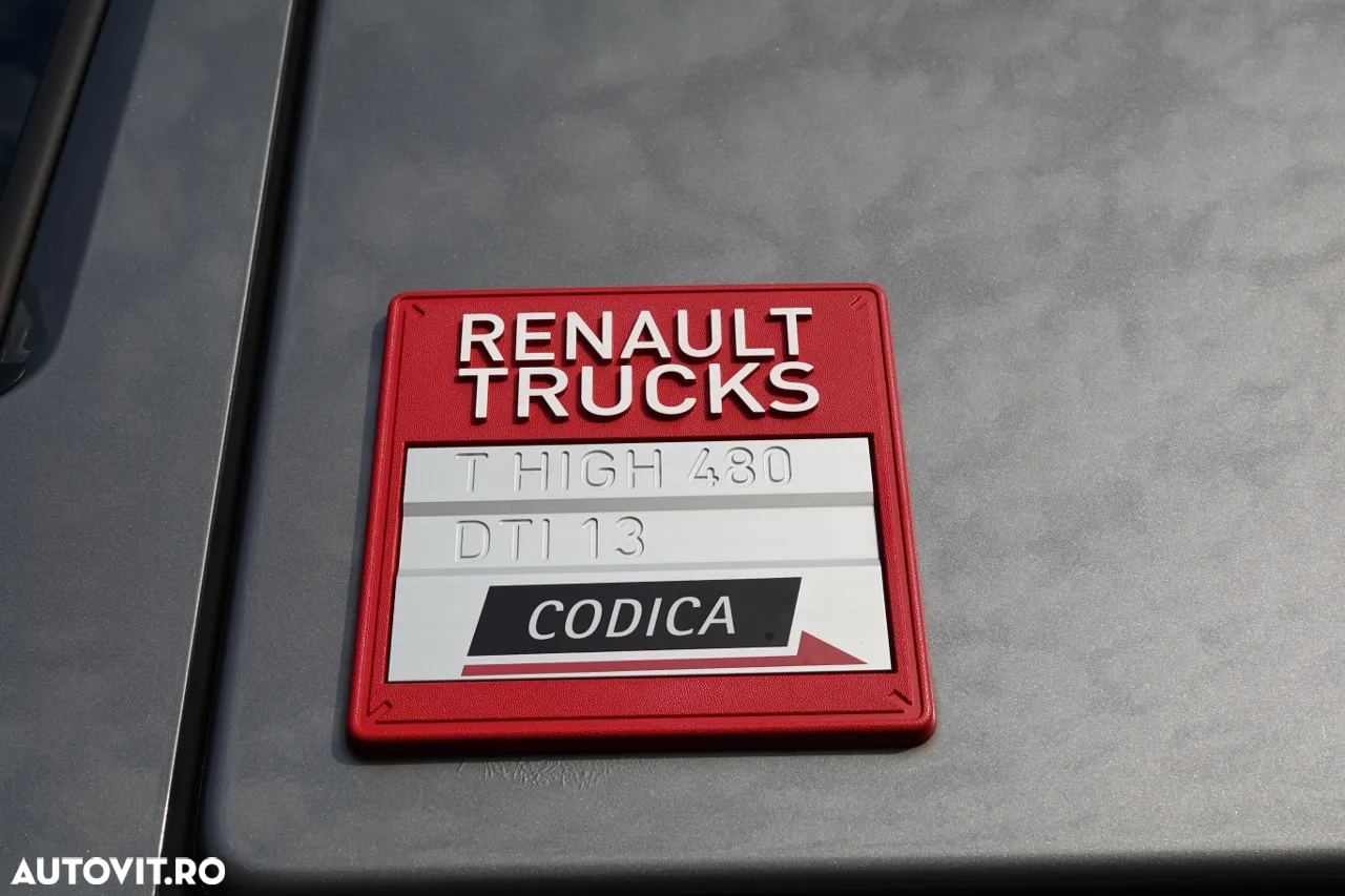 Renault T480 / 13 L / RETARDER / I-PARK COOL /   PNEURI 100% / METALICE / CONTRACTUL DE SERVICE - 22