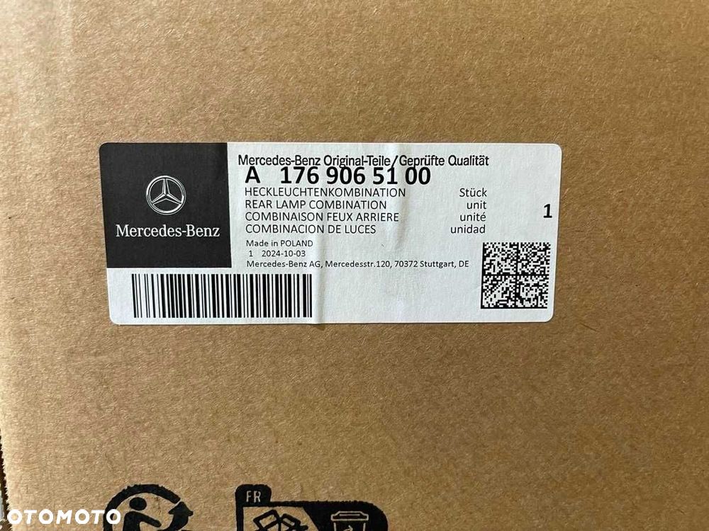 MERCEDES A klasa W176 LIFT lampa prawa prawy tył A1769065100 led europ - 8