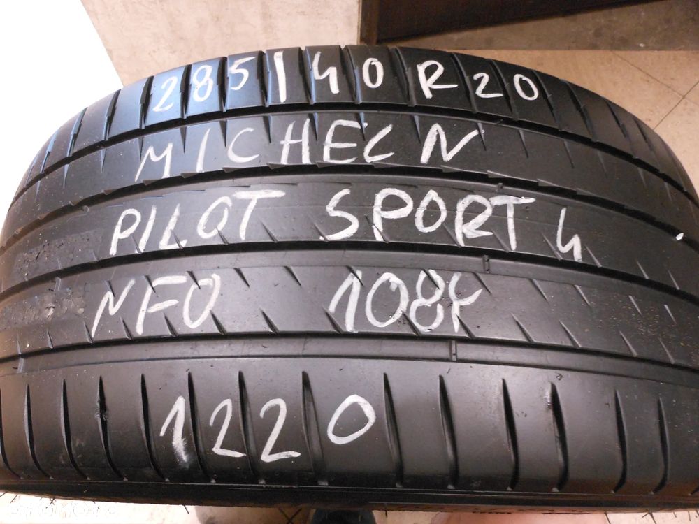 opona pojedyńcza 285/40r20 michelin pilot sport 4 NFO 6,9mm lato - 1