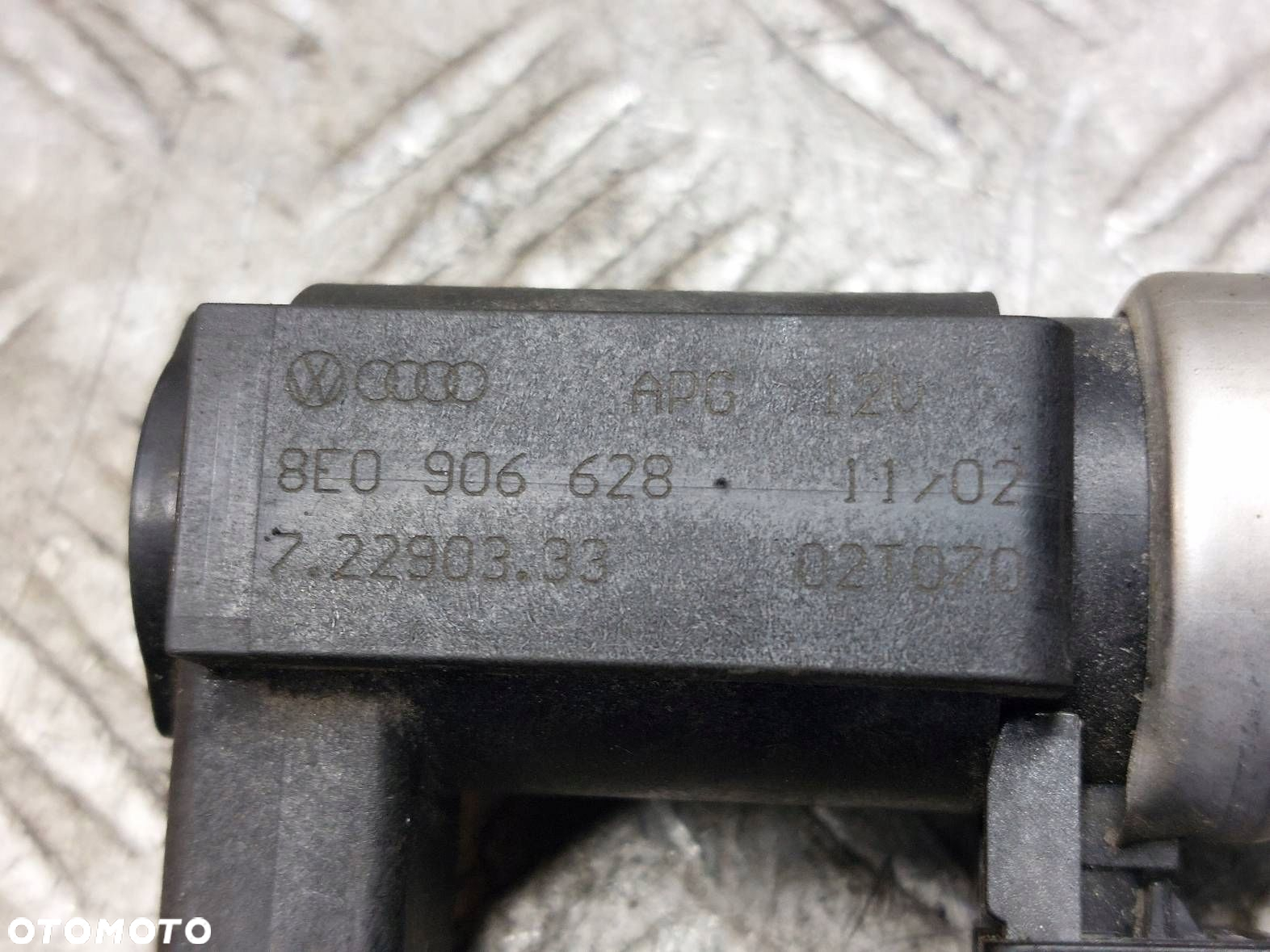 ZAWÓR PODCIŚNIENIA KOMPLET AUDI A4 B6 2.5 TDI 1J0906627B 8E0906628 - 3