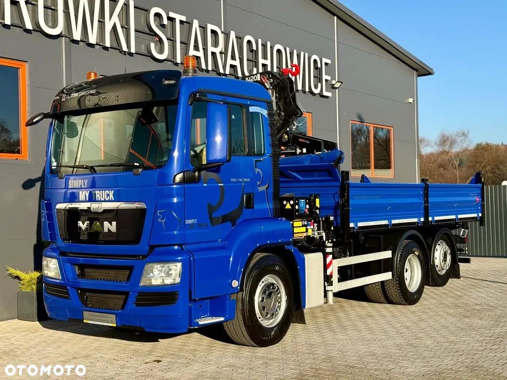 MAN MAN TGS TGX TGM TGL 26.360 Wywrotka 3S + HDS HMF 12,6 m // 4 x wysuw // 6x4 , 6x2 , kiper , wywrot kran dzwig żuraw crane Stan Perfekcyjny ! - 1