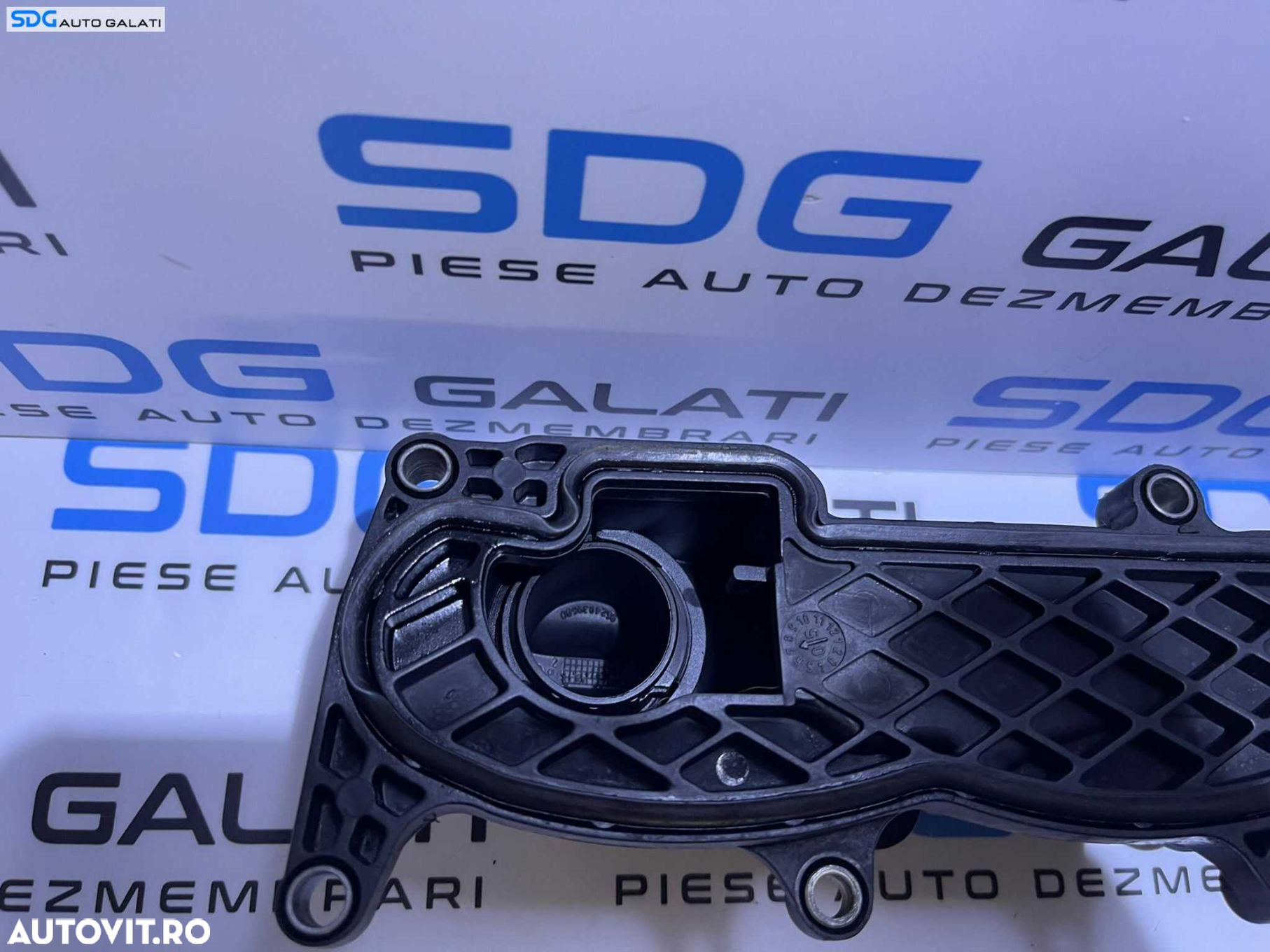 Capac Culbutori Chiulasa Motor Epurator Gaze Peugeot 307 1.6 HDI 2002 - 2008 Cod 9651815680 - 5