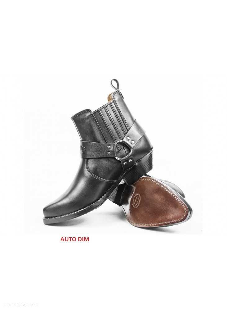 Buty skórzane motocyklowe Chopper Kowbojki KG1 - 2