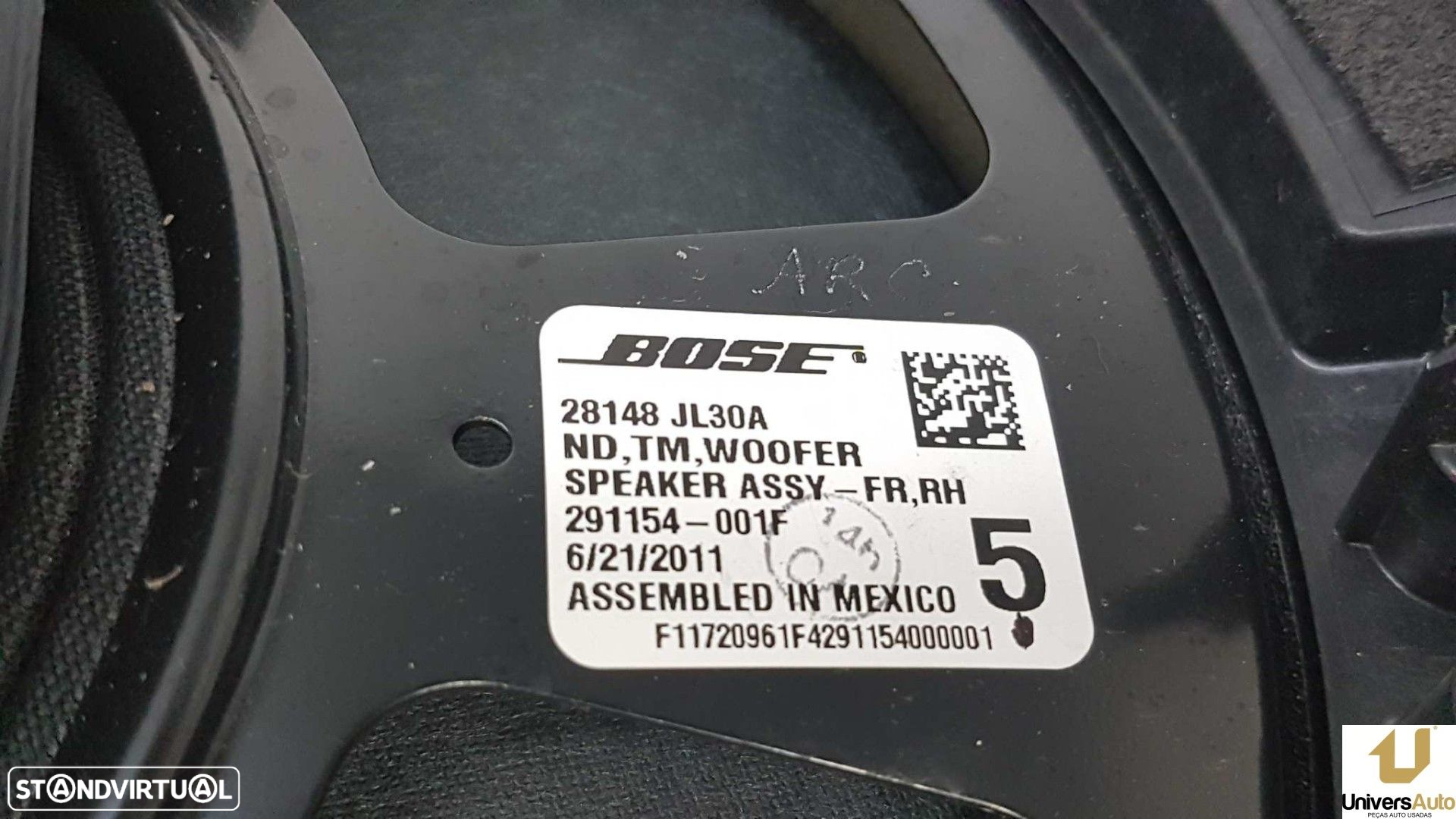 ALTO-FALANTE INFINITI G COUPE G37 S - 2