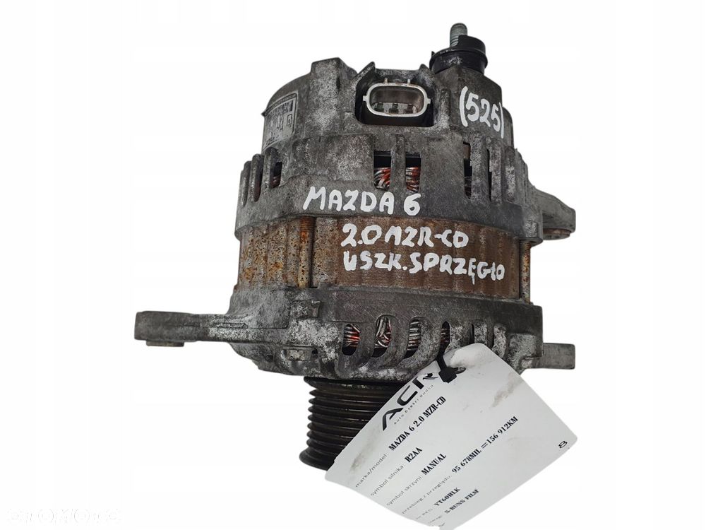 ALTERNATOR Mazda 6 GH 2.0 MZR-CD A2TJ0681A - 12